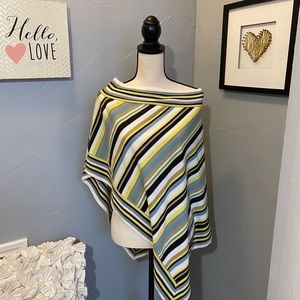 BANANA REPUBLIC Striped Poncho - OS